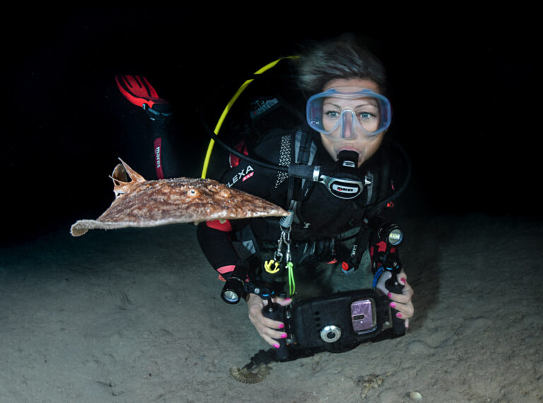 Kurs Nurkowania Nocnego i w Ograniczonej Widoczności. SSI Night & Limited Visibility. Centrum Nurkowe Aquanautic. Zielona Góra.